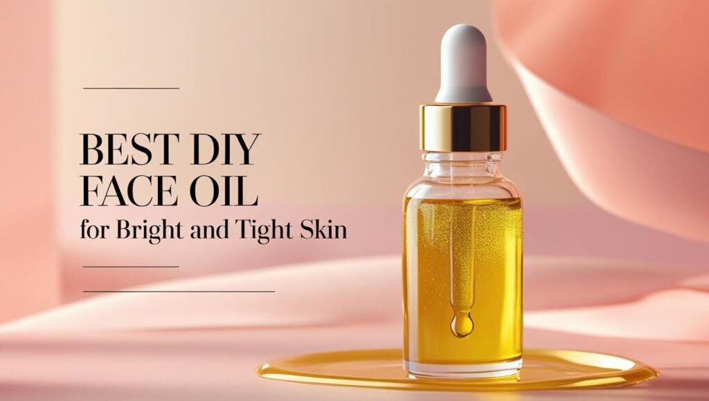 Best DIY Face Oil For Bright and Tight Skin 